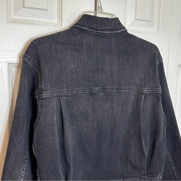 Karl Lagerfeld Black Denim Jacket XS - Picture 9 of 13